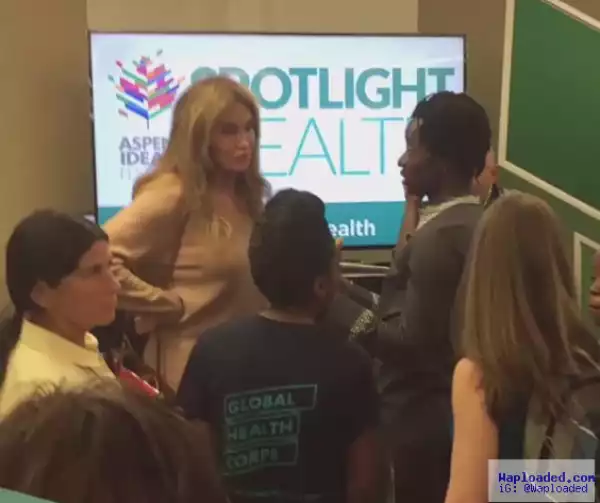 Photo: Bisi Alimi meets Caitlyn Jenner